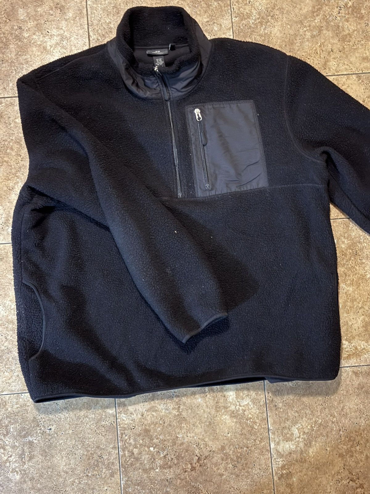 H&M Quarter zip fleece HM (XXL) Size US XXL / EU 58 / 5 - 1 Thumbnail