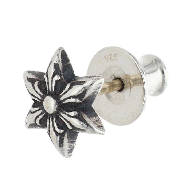 Chrome Hearts Chrome Hearts Co Star Silver Star Stud Earring Size ONE SIZE - 1 Thumbnail