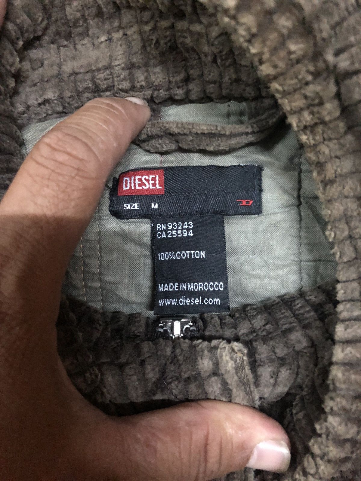 Diesel Diesel Corduroy Velour Jacket Size US M / EU 48-50 / 2 - 3 Thumbnail