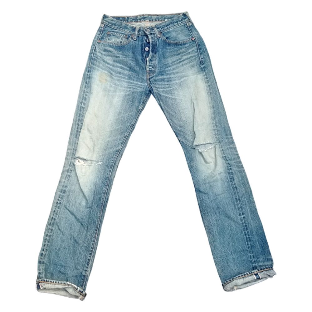 Vintage Sugar Cane Distressed Denim Pants Selvedge