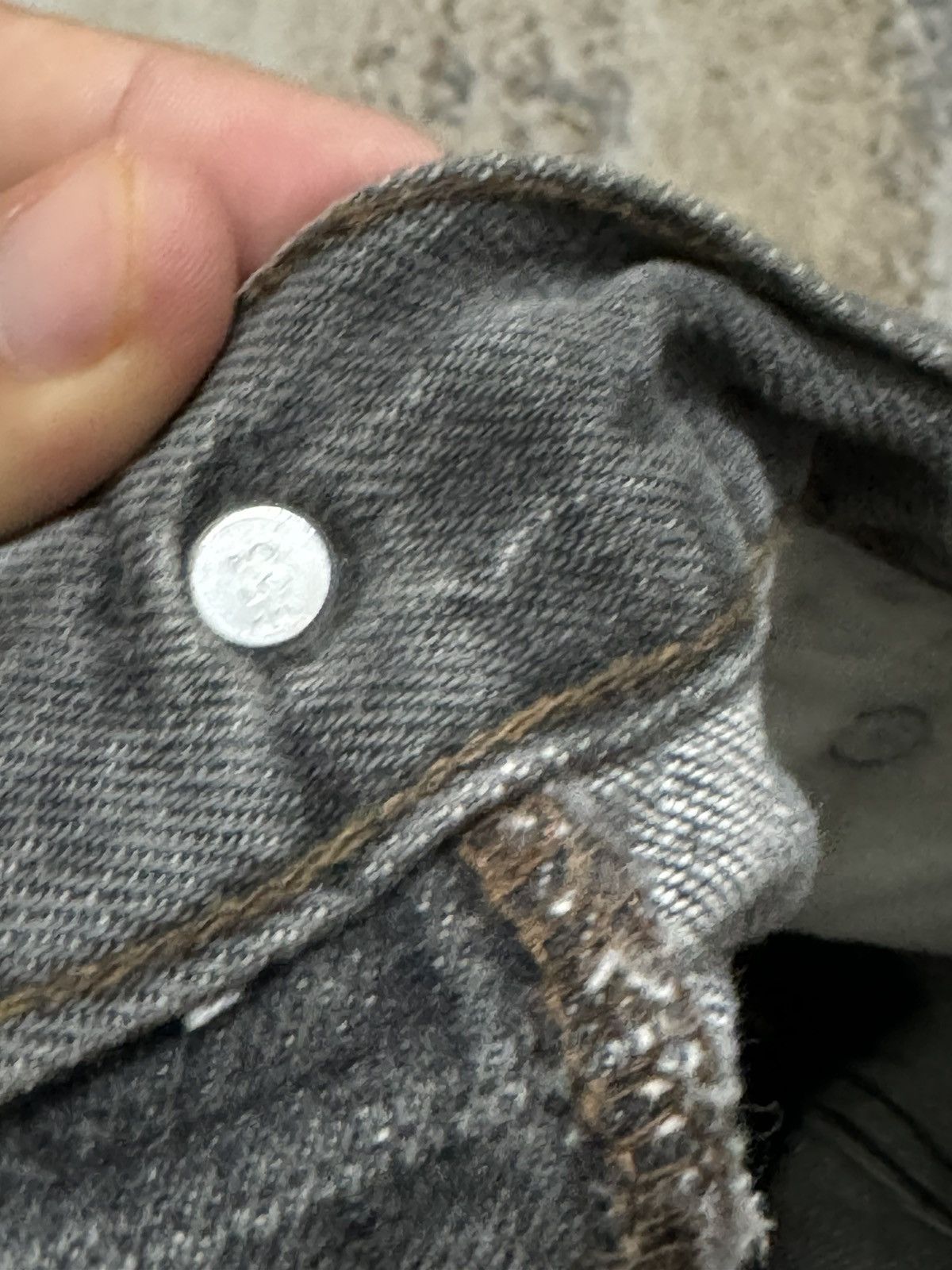 Levi's × Levi's Vintage Clothing × Vintage Vintage Levi’s 501 Distressed Pokdot White Black faded W34 Size US 34 / EU 50 - 14 Thumbnail