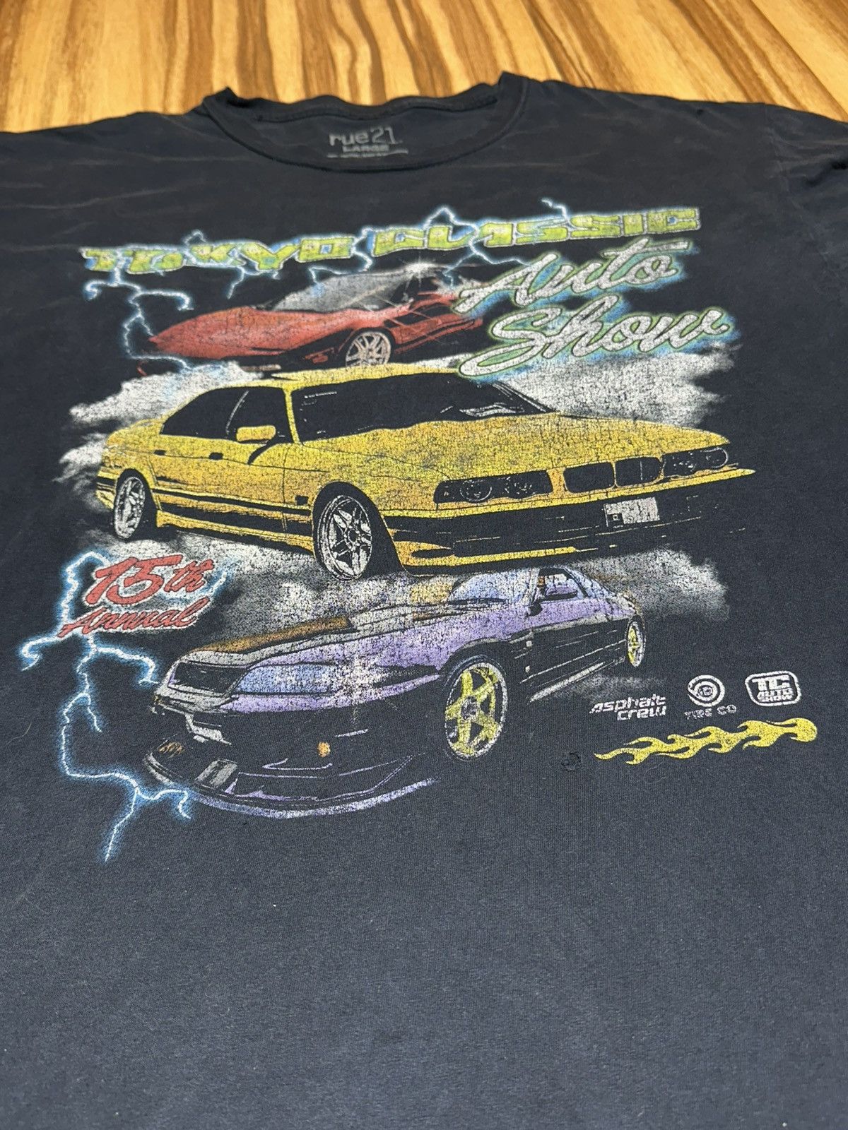 rue21 Rue21 Tokyo Classic Auto Show Men's Car Graphic T-Shirt Size US L / EU 52-54 / 3 - 4 Thumbnail