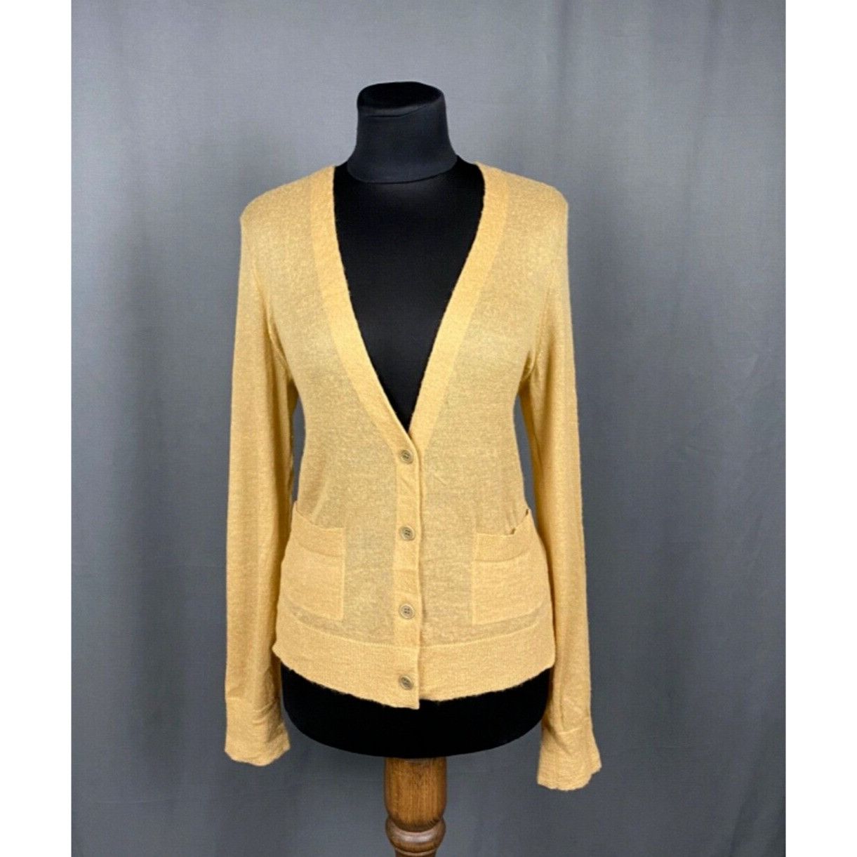 Dries Van Noten Dries Van Noten Women's Beige Brown Cashmere Knitted Cardiga Size S / US 4 / IT 40 - 1 Thumbnail