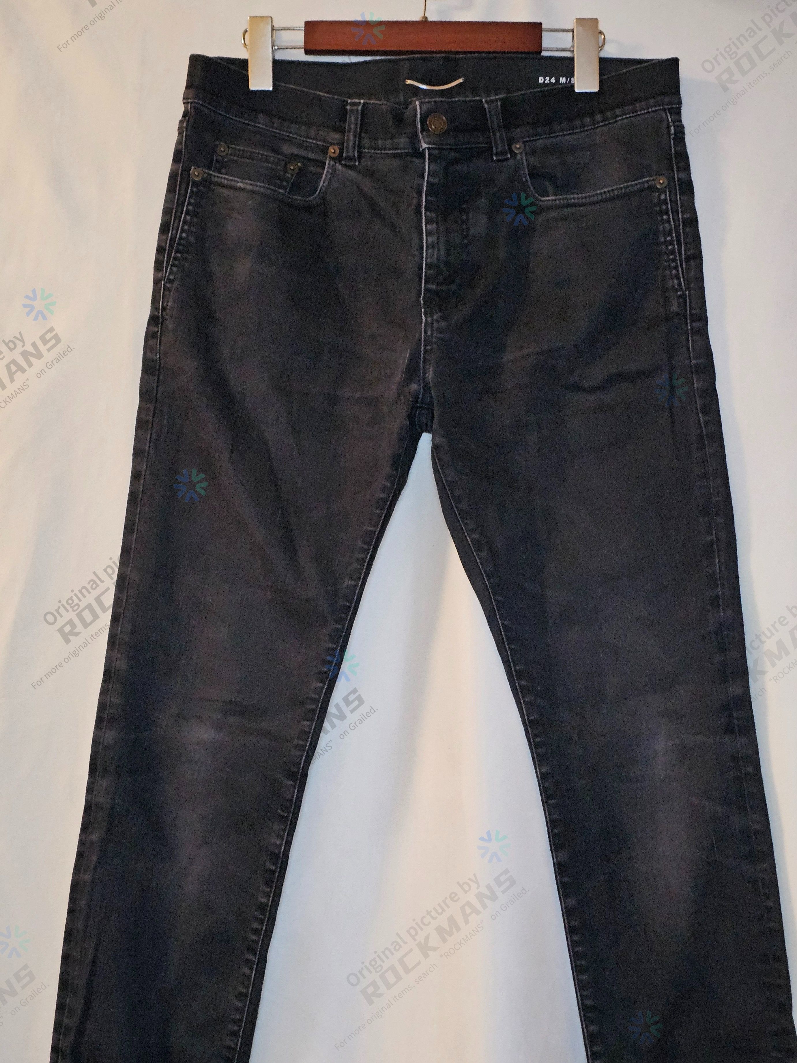 Saint Laurent Paris Saint Laurent D24 Black Jeans Size 32 Size US 32 / EU 48 - 2 Thumbnail