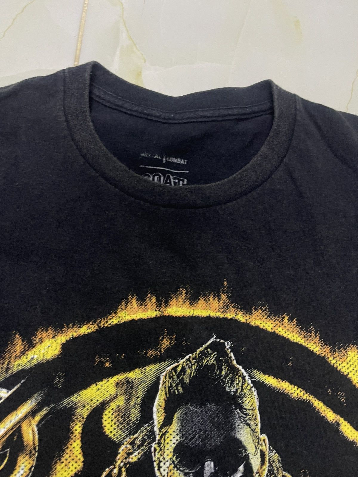 GOAT Crew Vintage Mortal Kombat Get Over Here Shirt Tee Size US XL / EU 56 / 4 - 8 Thumbnail