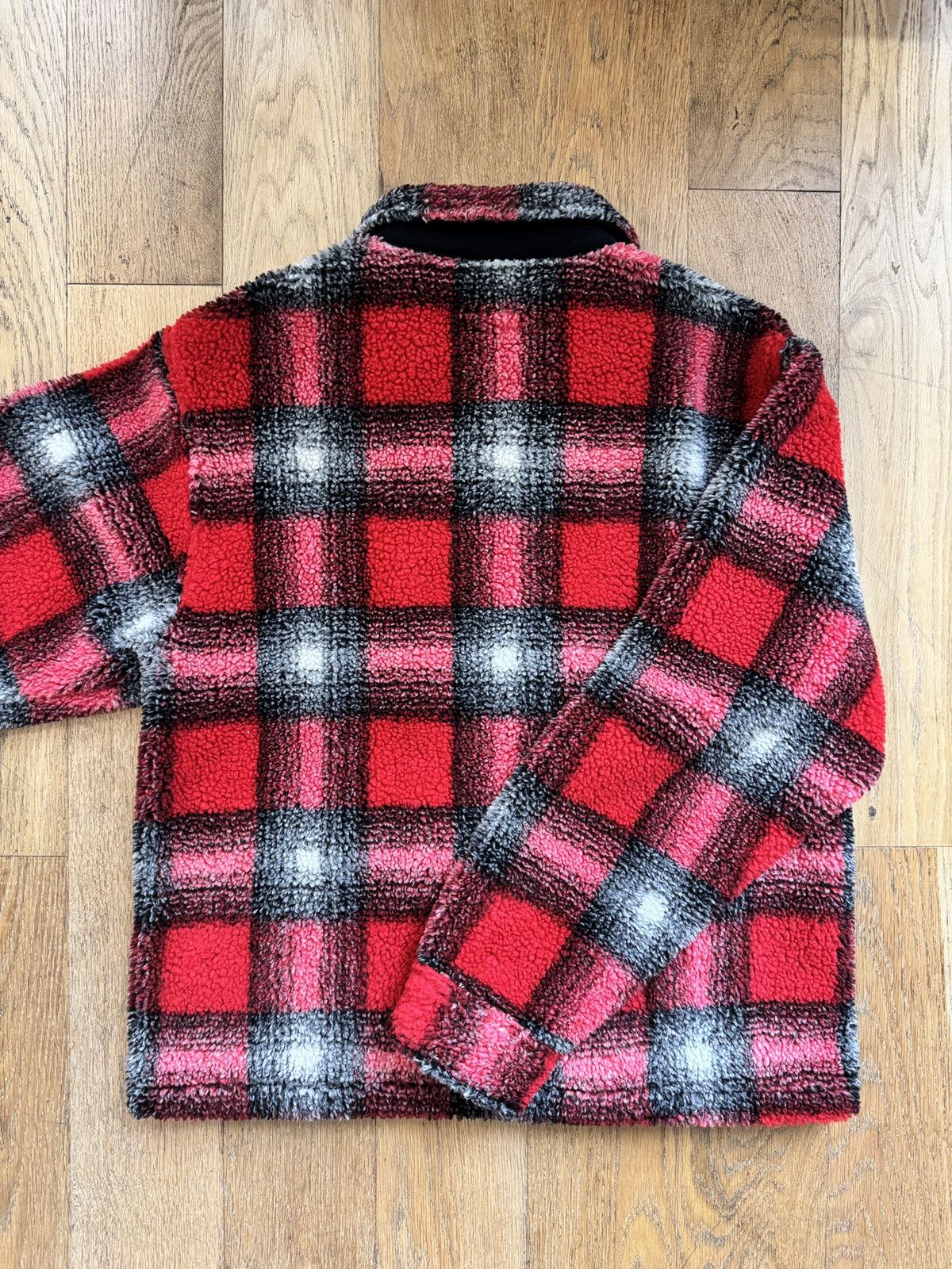 Stussy Shadow Plaid Sherpa Size US M / EU 48-50 / 2 - 3 Thumbnail