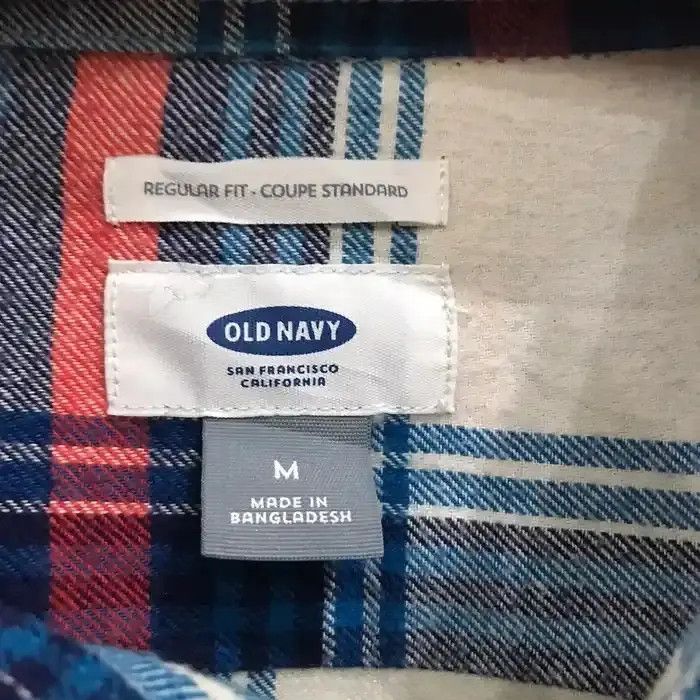 Flannel Old Navy Plaid Tartan Flannel Shirt Size US M / EU 48-50 / 2 - 4 Thumbnail