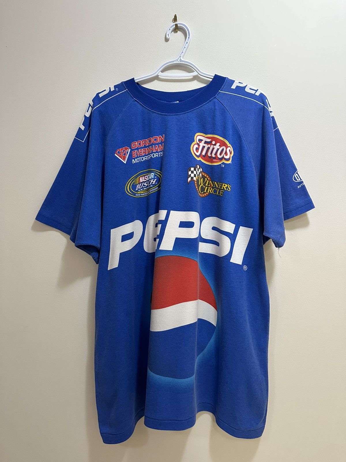 Pepsi × Vintage Vintage Pepsi Fritos Chase Authentics T-Shirt 1999 Nascar XL Size US XL / EU 56 / 4 - 1 Thumbnail