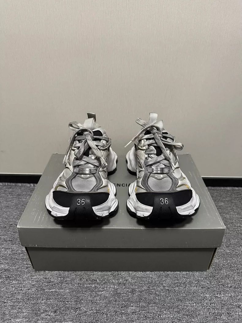 Balenciaga Balenciaga Balenciaga Cargo Sneakers in Gray and White -25 Size US 6 / IT 36 - 2 Thumbnail