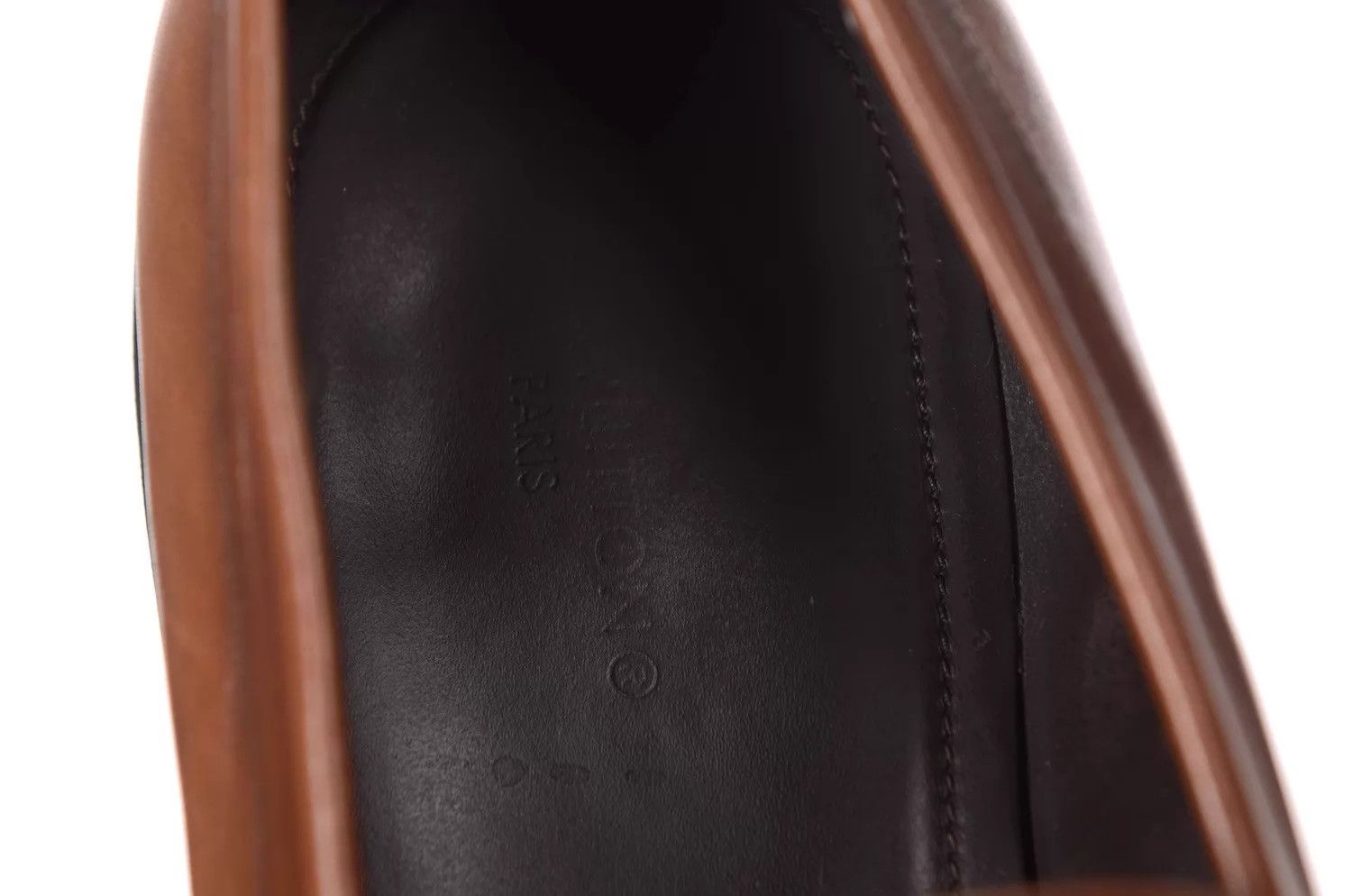 Louis Vuitton LV Authentic Men's Leather Dress Shoes Size 42 Size US 9 / EU 42 - 8 Thumbnail
