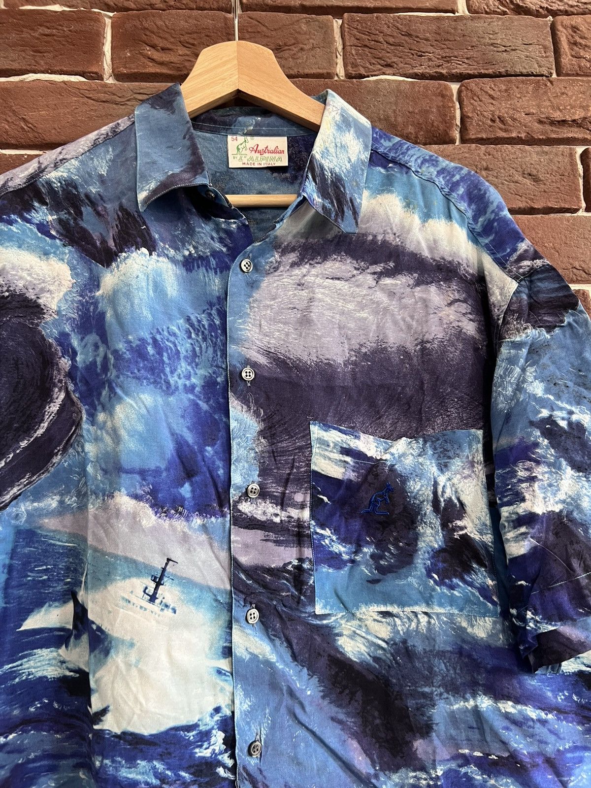Vintage Rare Vintage 90s Australian L’alpina Button Shirt Gabber Size US L / EU 52-54 / 3 - 4 Thumbnail