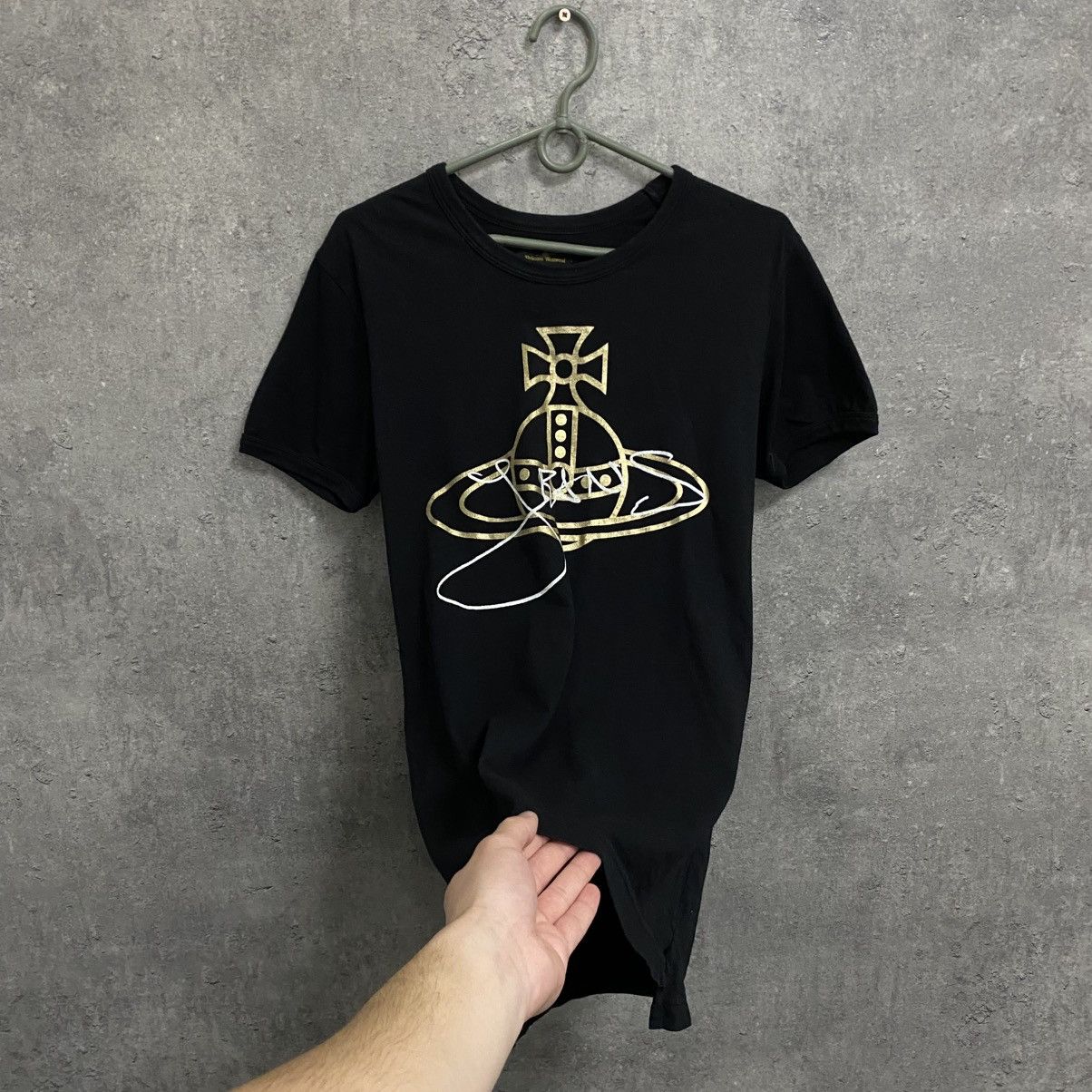 Vivienne Westwood Vivienne Westwood T-Shirt Big Logo Anglomania Hype Y2K Size US M / EU 48-50 / 2 - 2 Thumbnail