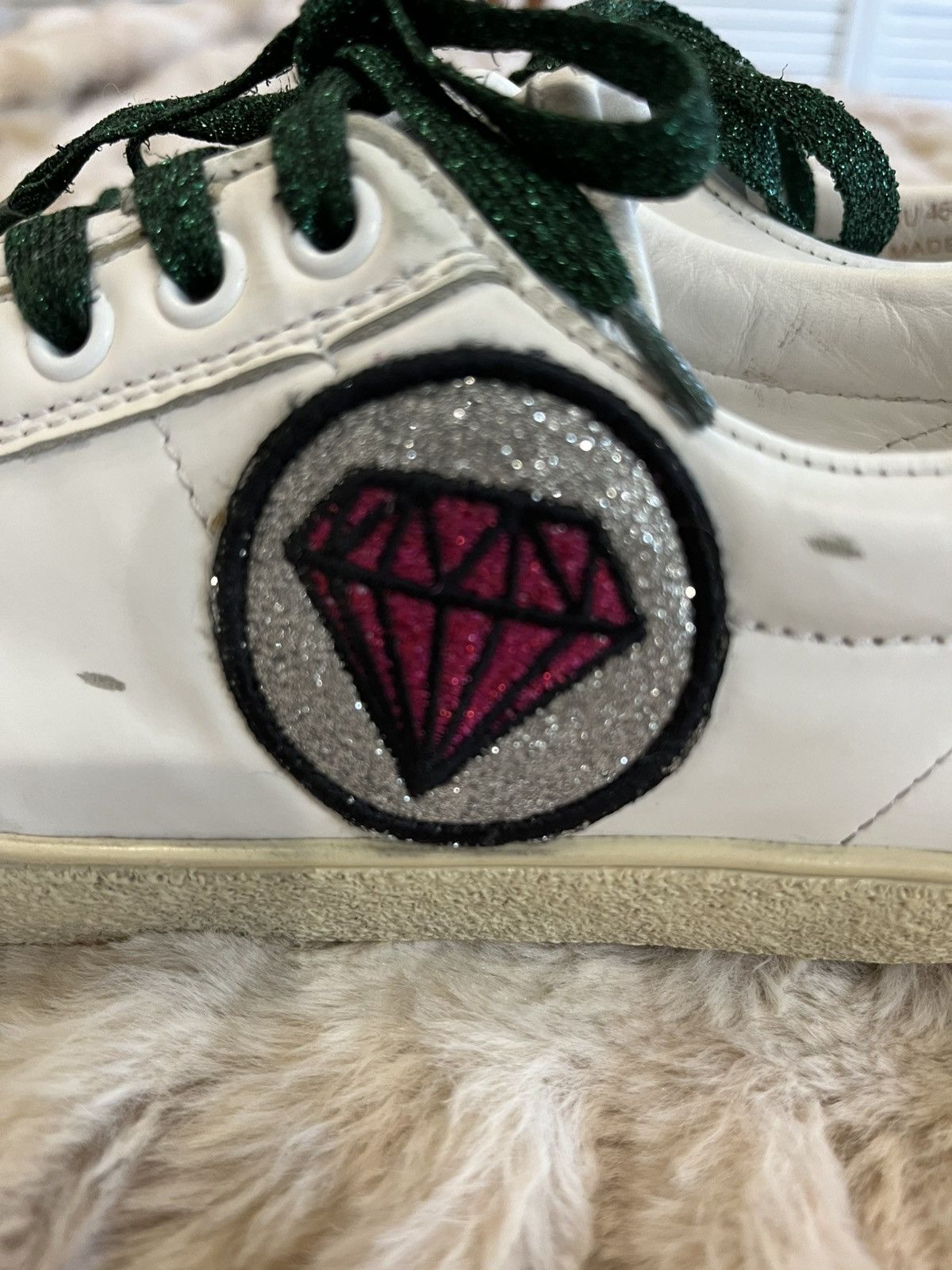 Saint Laurent Paris Saint-Laurent Court Classic Diamond Patch Size US 6.5 / IT 36.5 - 2 Thumbnail