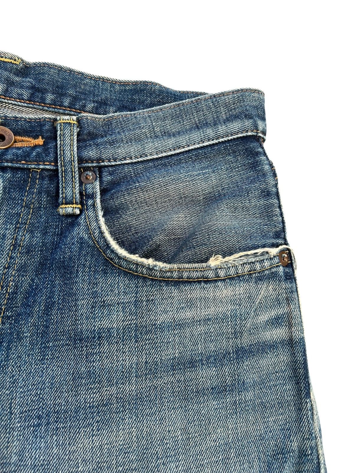 Kapital Vintage Edwin 505z Selvedge Distressed Denim Jeans Size US 29 - 8 Thumbnail