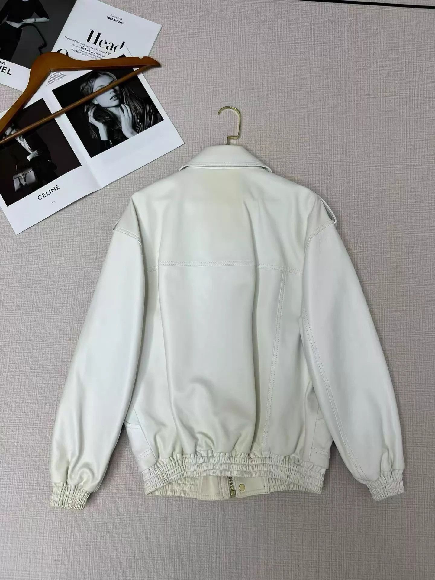 Celine CELINE metal buckle leather unisex jacket 36 mint Size XS / US 0-2 / IT 36-38 - 6 Thumbnail