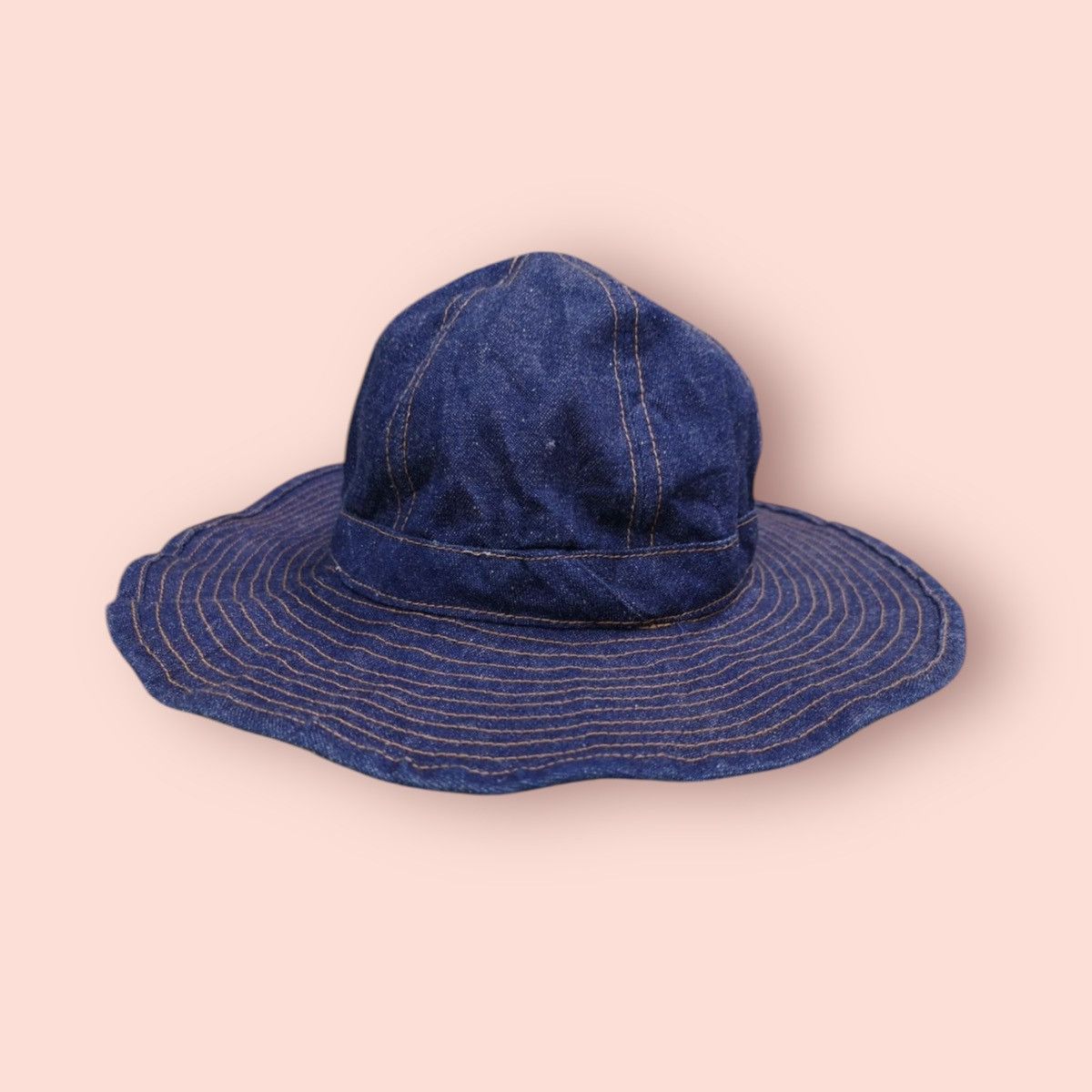 Antik Denim CUSTOM 6 PANELS RAW DENIM HAT Size ONE SIZE - 2 Thumbnail