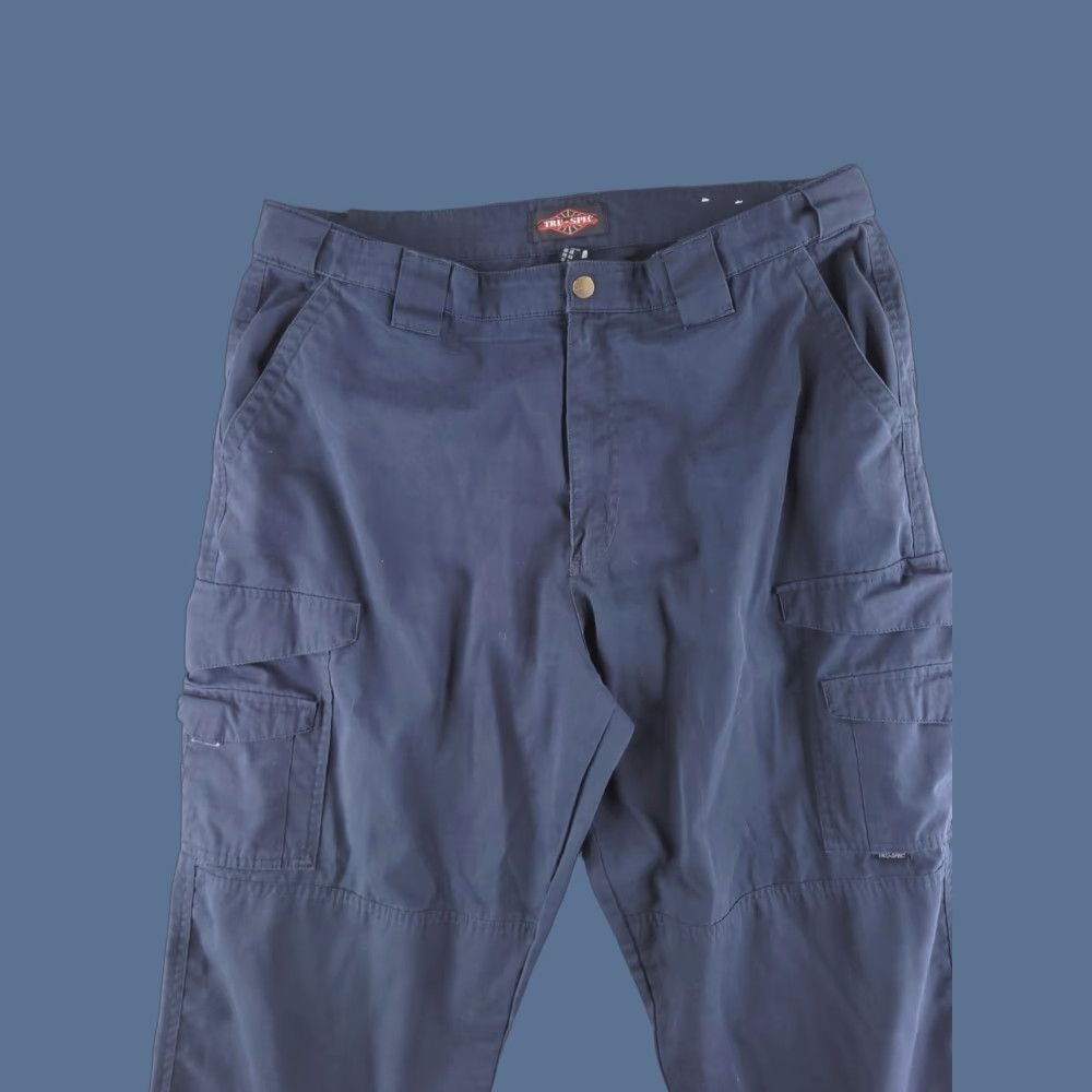 Vintage TRU-SPEC Pants Mens 38x31 Blue Cargo Ripstop Tactical Utility Work Pants Mens Regular 38-31 Blue Cargo Ripstop Vintage No Size US 38 / EU 54 - 1 Thumbnail