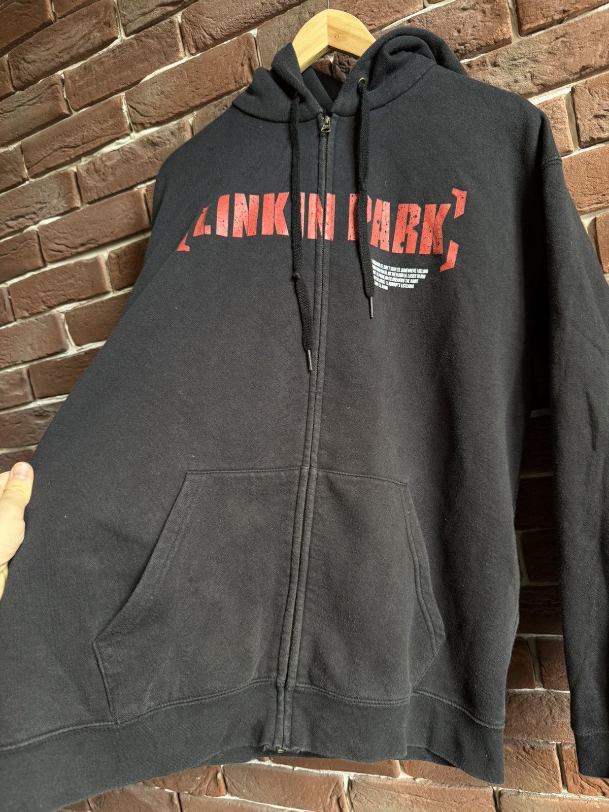 Band Tees Rare y2k Linkin Park Meteora Numetal Band Hoodie Large Size US L / EU 52-54 / 3 - 4 Thumbnail