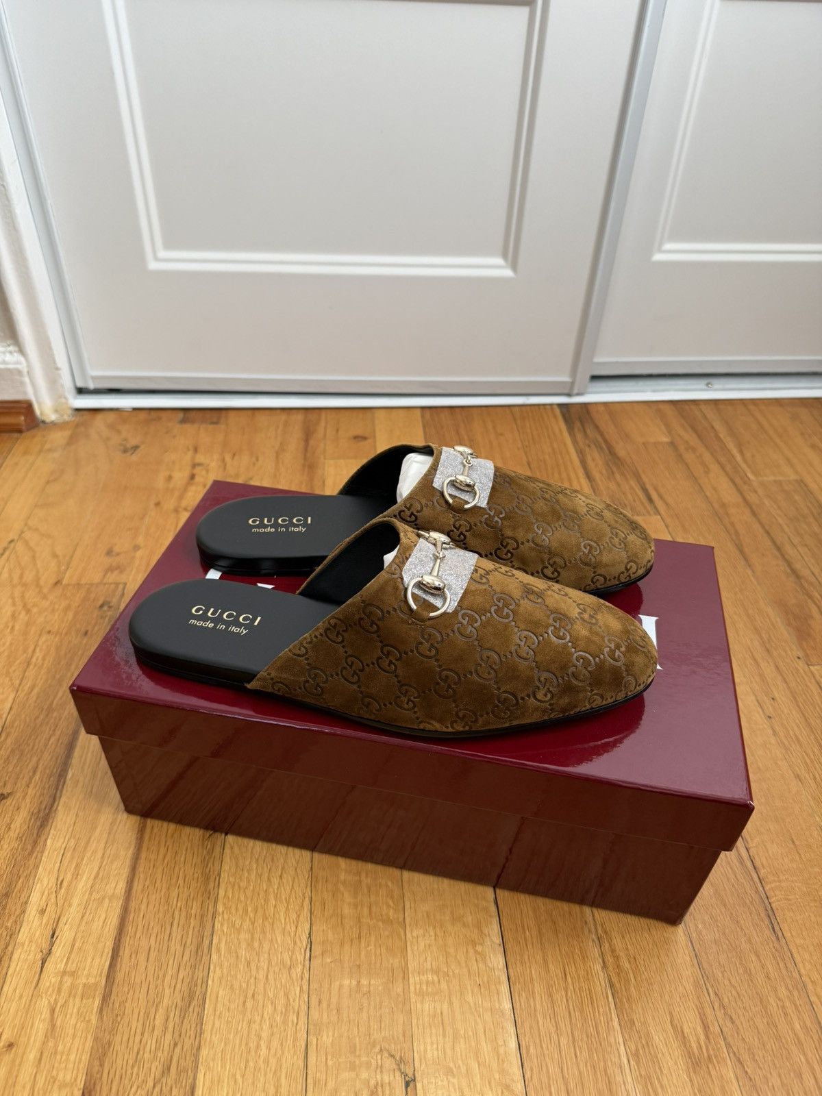 Gucci Gucci GG Suede Annette Mule Slip-on Size US 10 / EU 43 - 3 Thumbnail