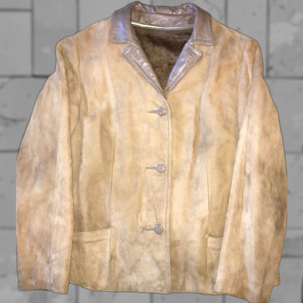Vintage VINTAGE Highlander Womens Jacket Zip Out Fleece Lined Leather Suede XS Brown Leather Lining Solid Zip Jacket Women’s XS Brown Size XS / US 0-2 / IT 36-38 - 1 Thumbnail