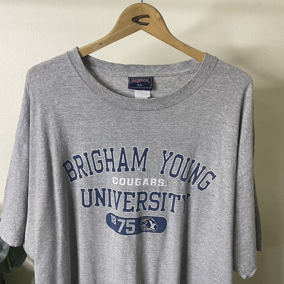 Jansport × Vintage 2000s Jansport x Brigham Young University Cougars NFL Tee Size US XXL / EU 58 / 5 - 2 Thumbnail