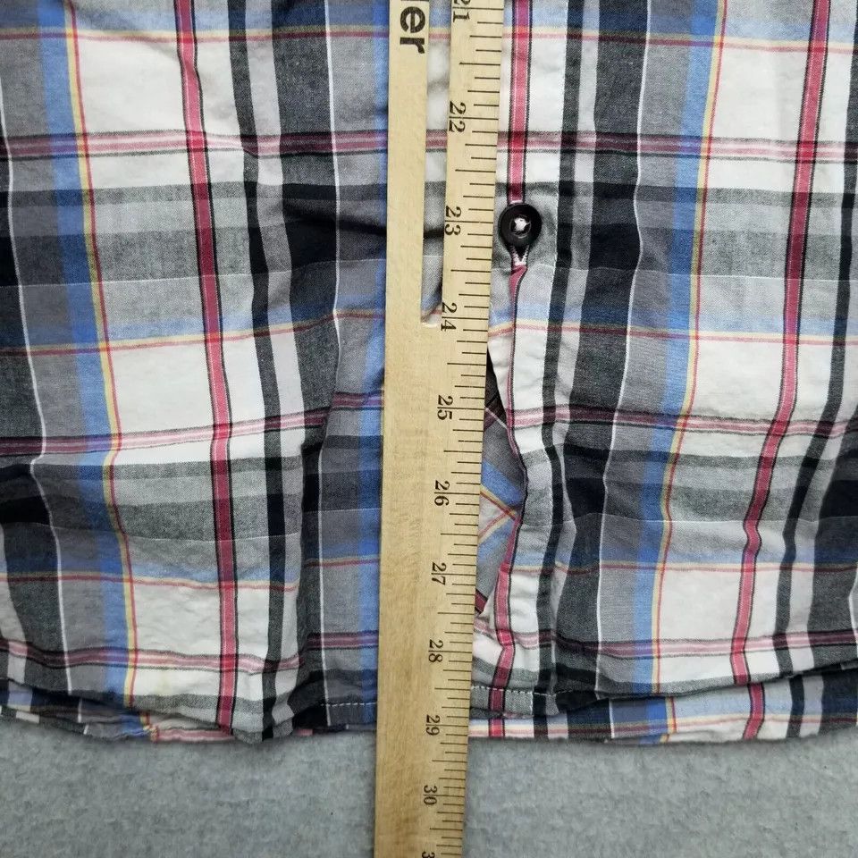 Guess Guess Shirt Mens 2XL Plaid Button Up Short Sleeve Cotton Size US XXL / EU 58 / 5 - 10 Thumbnail