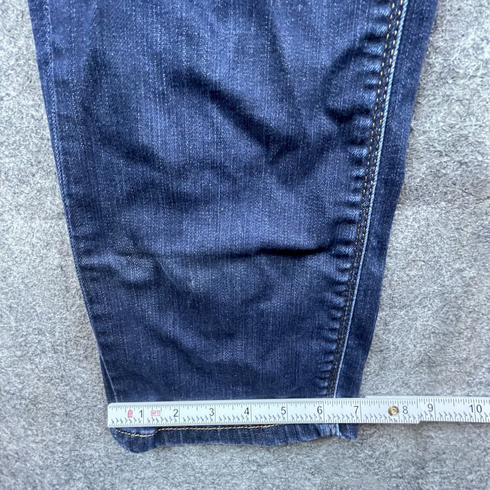 Massimo Dutti Massimo Dutti Jeans Womens 6 Straight Regular Fit Stretch Size 28" / US 6 / IT 42 - 8 Thumbnail