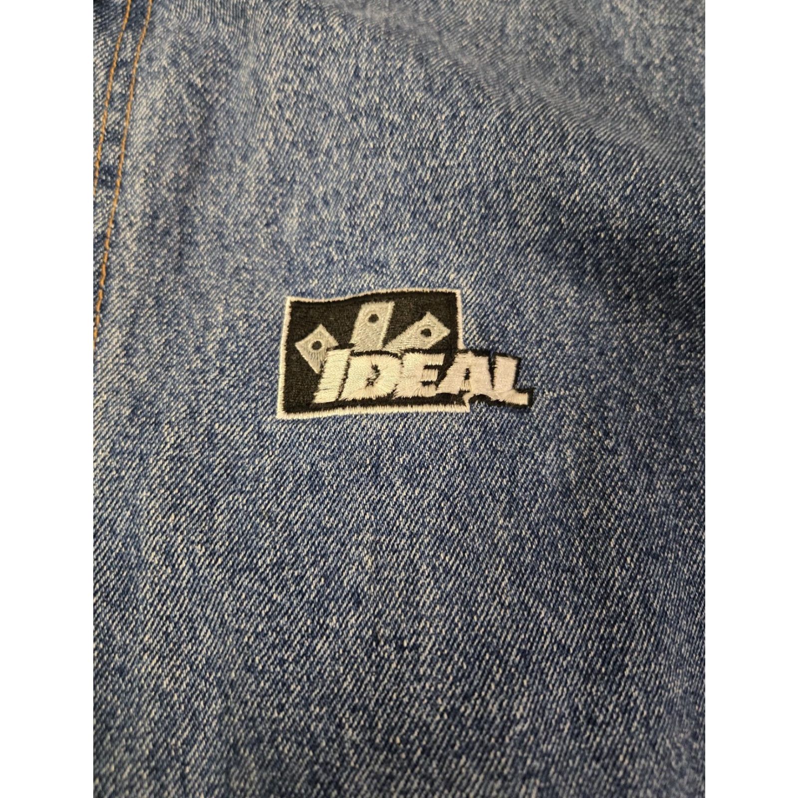 Dunbrooke VINTAGE Dunbrooke Jacket Mens XL Denim Varsity Bomber Snap Front Ideal Patch 90s Size US XL / EU 56 / 4 - 5 Thumbnail