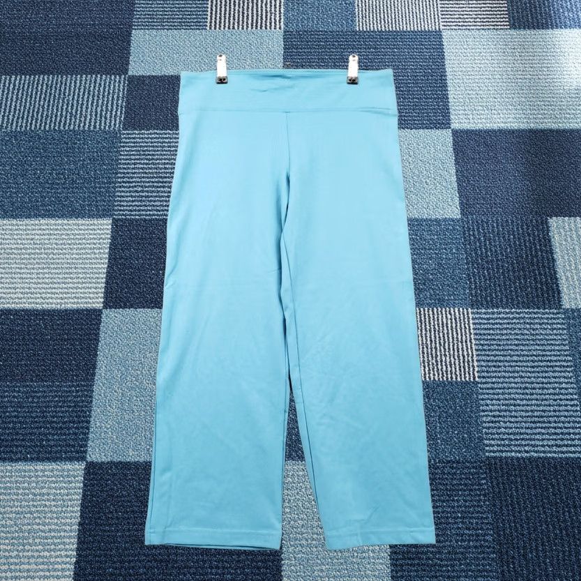 Prana Prana Leggings Womens Medium Blue Cropped Low Rise Straight Pull On Size 32" / US 10 / IT 46 - 1 Thumbnail