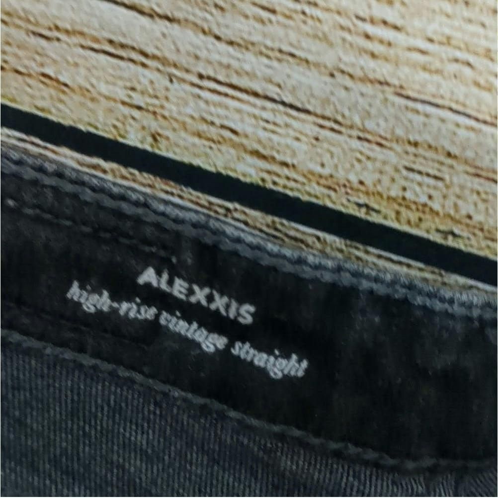 AG Adriano Goldschmied Ag Adriano Goldschmied Alexxis high rise straight jeans 23R Size 23" - 3 Thumbnail