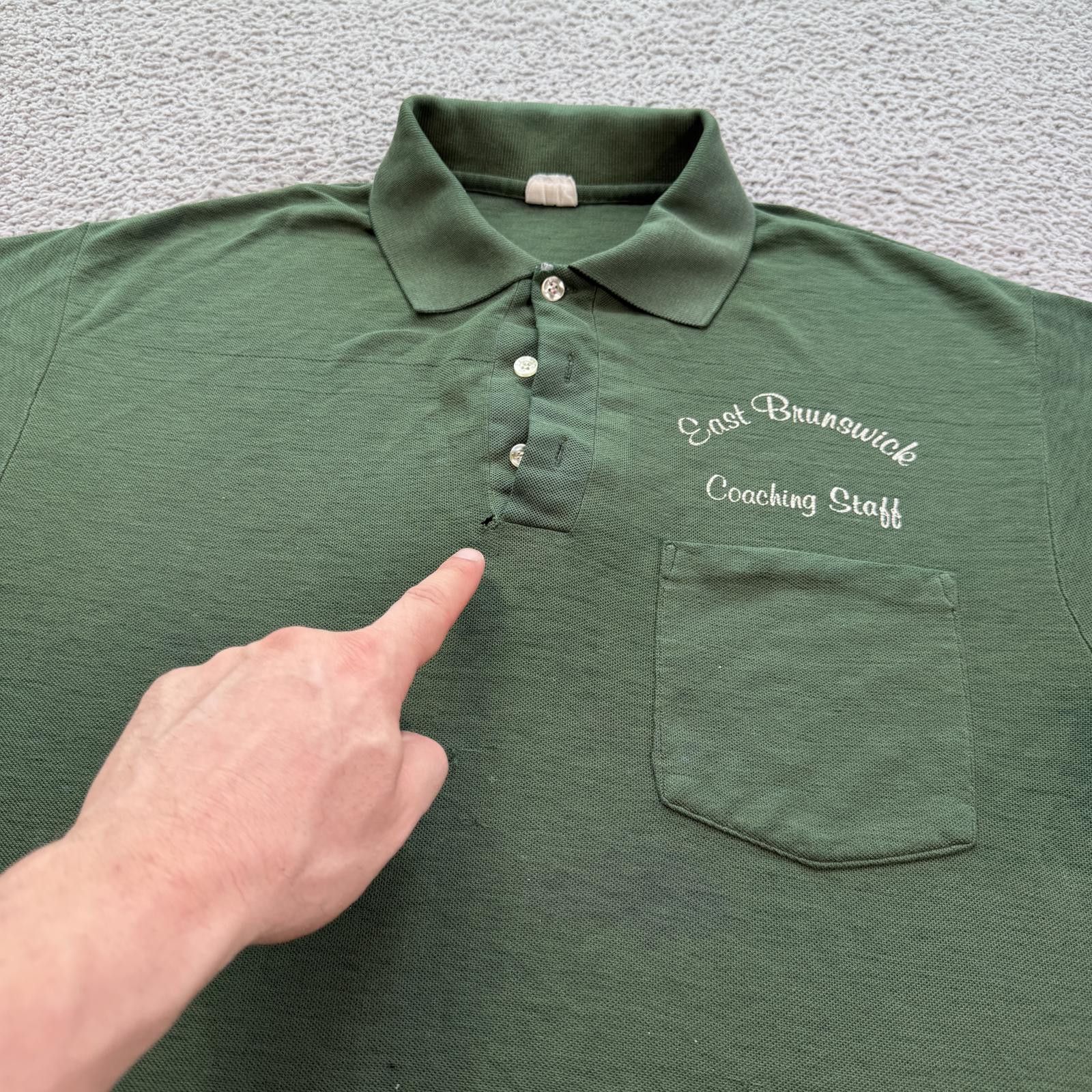 Champion Vintage Champion Green Polo Shirt East Brunswick Coaching M Size US L / EU 52-54 / 3 - 7 Thumbnail