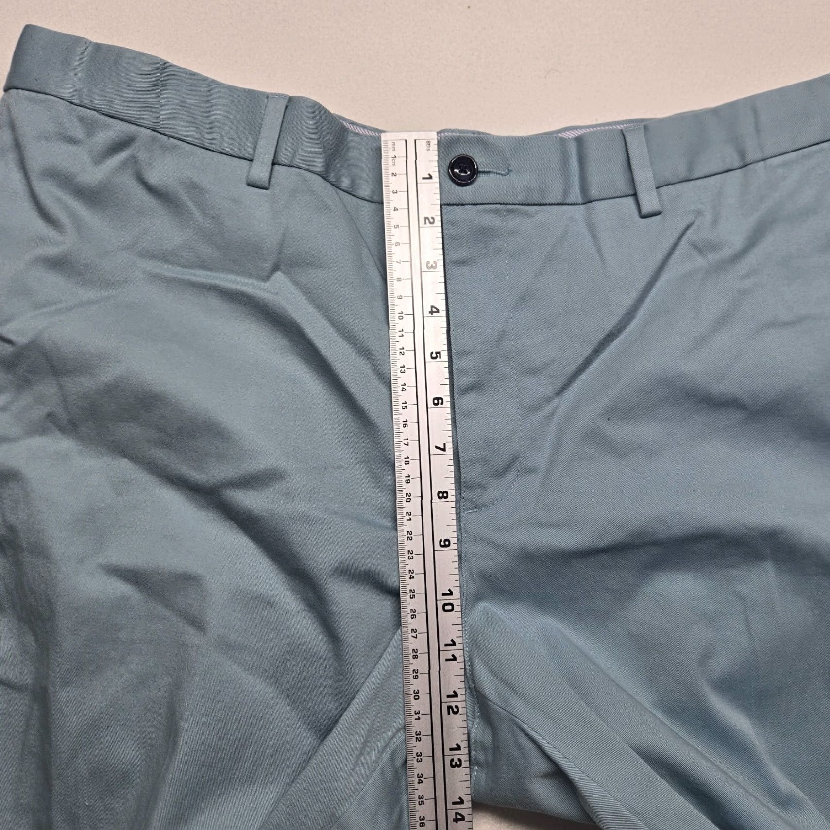 Savane Savane Dress Pants Flat Front Blue 40 Men's 29 Inseam Regular Straight Pants Men's Dress Reduces? Size US 40 / EU 56 - 5 Thumbnail