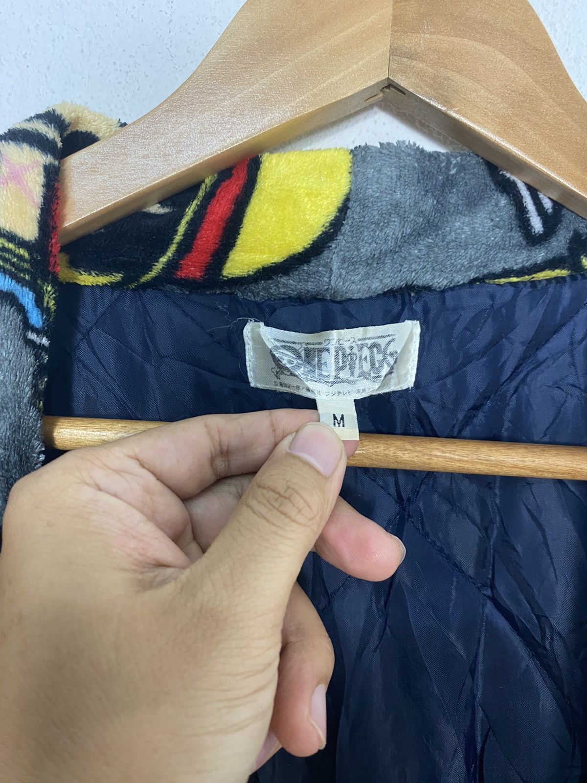 Anime × Japanese Brand × One Piece One Piece Overprint Fleece Kimono Size US L / EU 52-54 / 3 - 4 Thumbnail