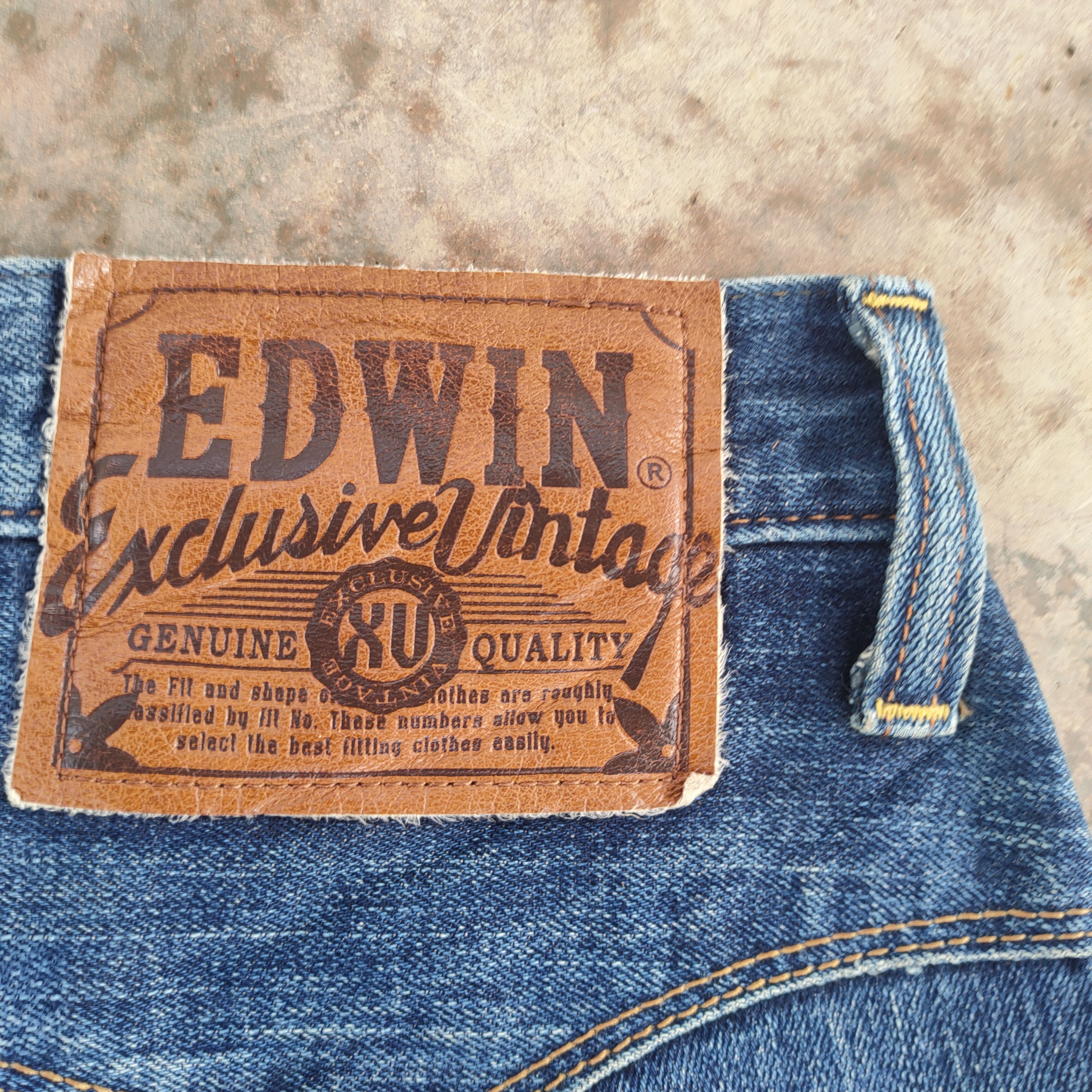Edwin vintage Edwin faded distressed denim jeans pants Size US 38 / EU 54 - 14 Thumbnail