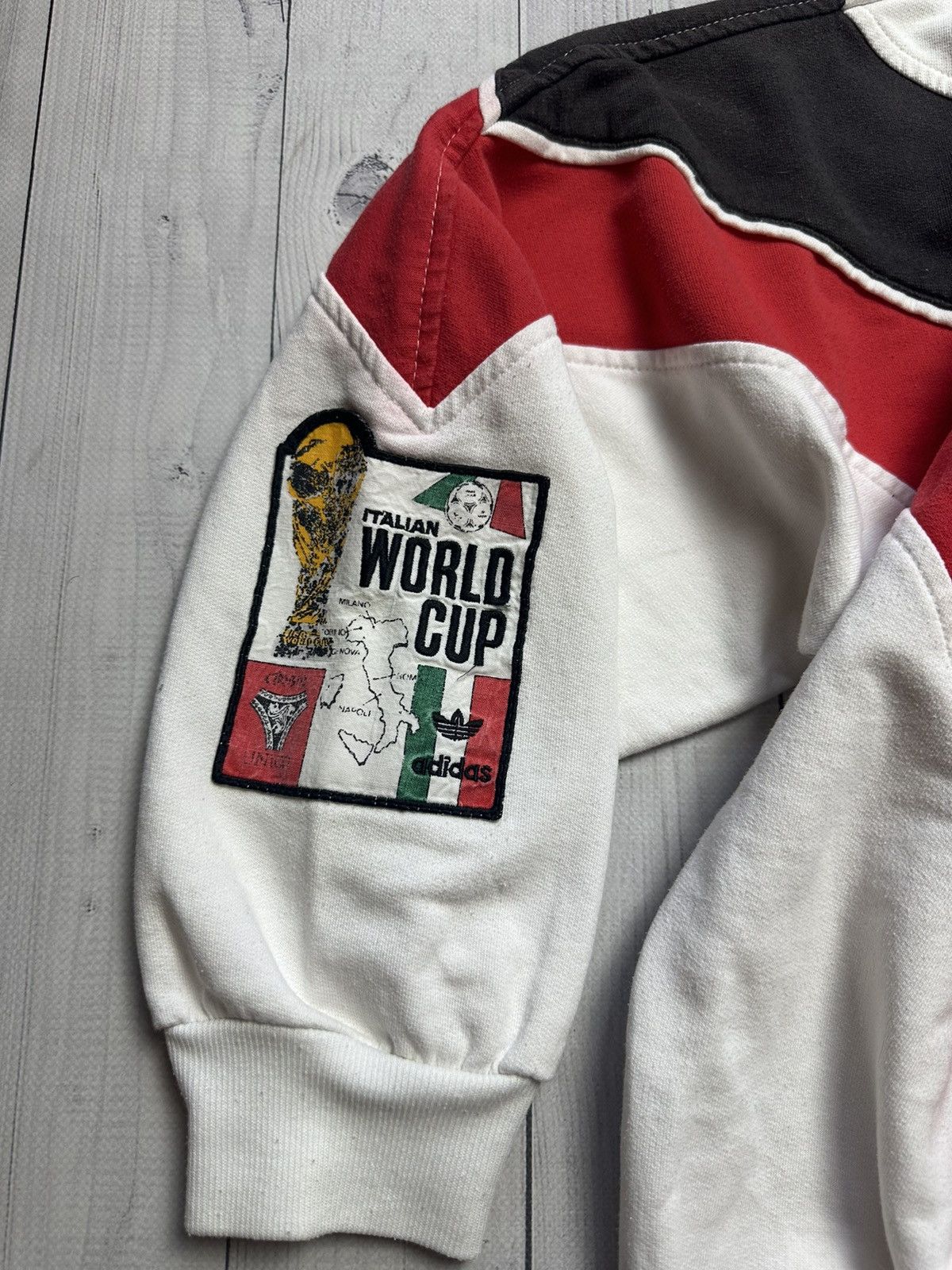 Adidas × Vintage Vintage adidas Italia soccer sweatshirt Olympic Games World Size US L / EU 52-54 / 3 - 3 Thumbnail