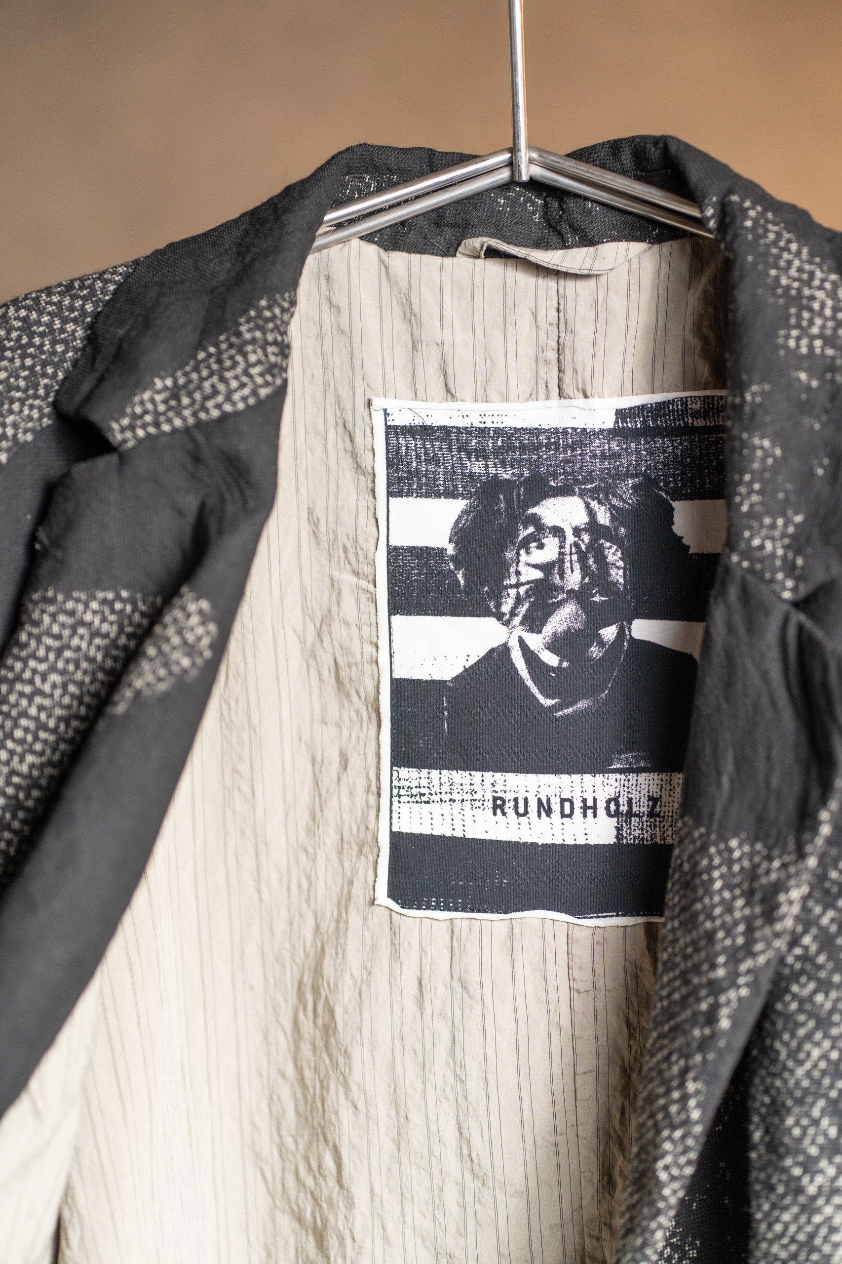 Rundholz Latte Print Coat Size ONE SIZE - 7 Thumbnail