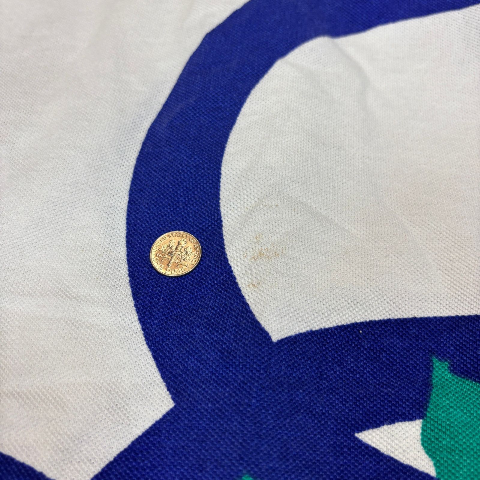 Hanes Vintage 1996 Atlanta Olympics Polo Shirt Hanes Medium AOP Size US M / EU 48-50 / 2 - 9 Thumbnail