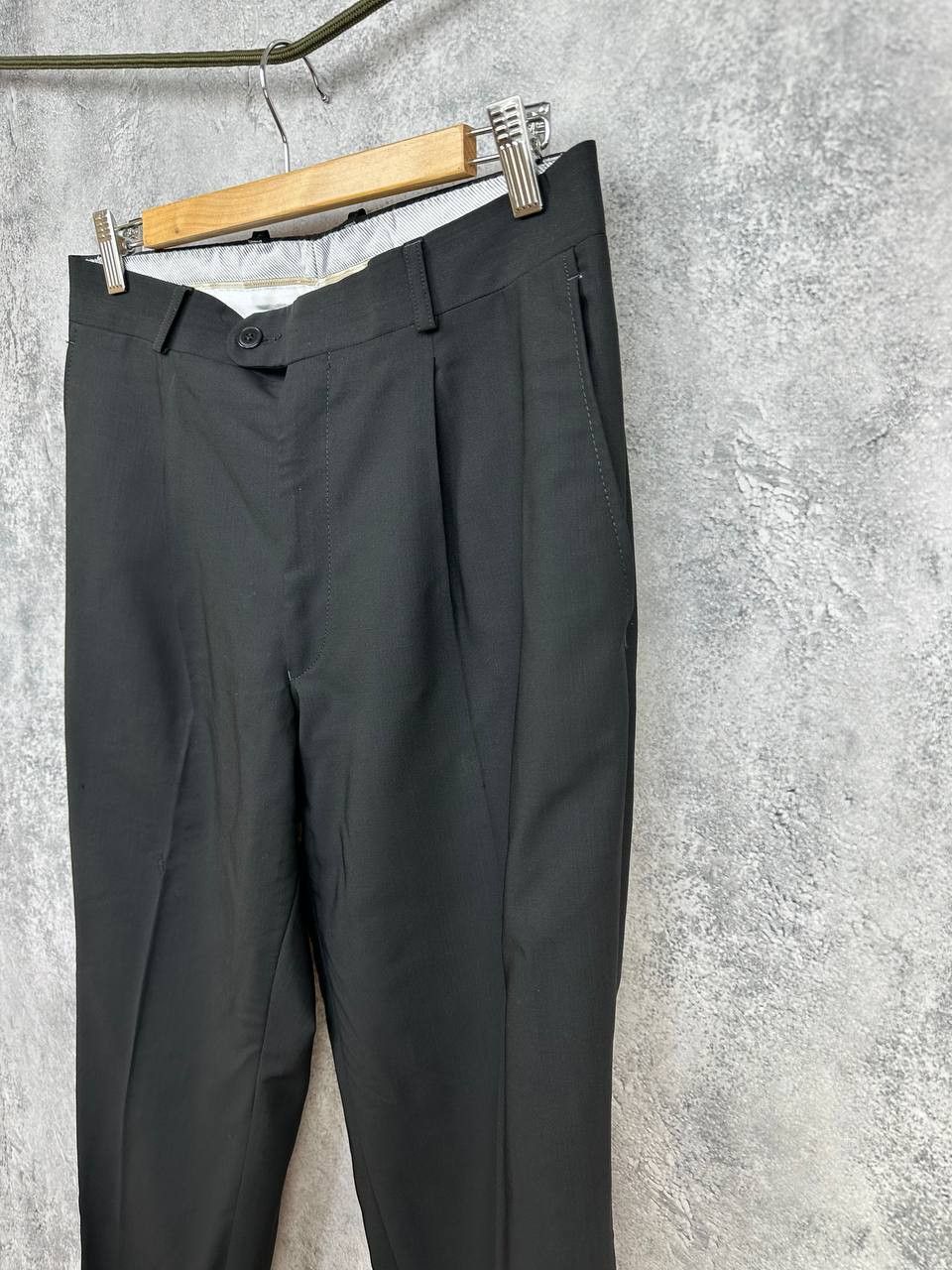 Yves Saint Laurent Yves Saint Laurent Pour Homme Black Wool Suit Made in France Size 42R - 10 Thumbnail