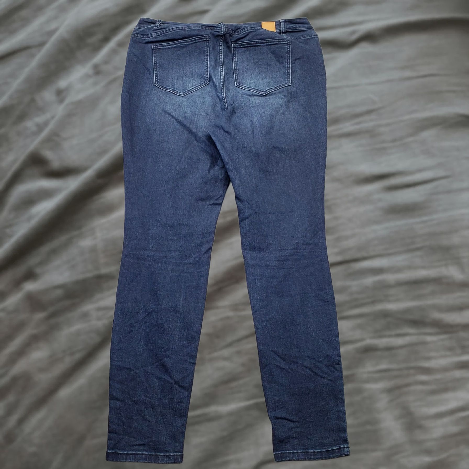 Vintage ELOQUII Skinny Jeans Womens 18 Blue Denim Stretch 5-Pocket Regular Fit Jeans Size 18 Womens Blue Denim 5-Pocket ELOQUII Size 40" / US 18 - 1 Thumbnail