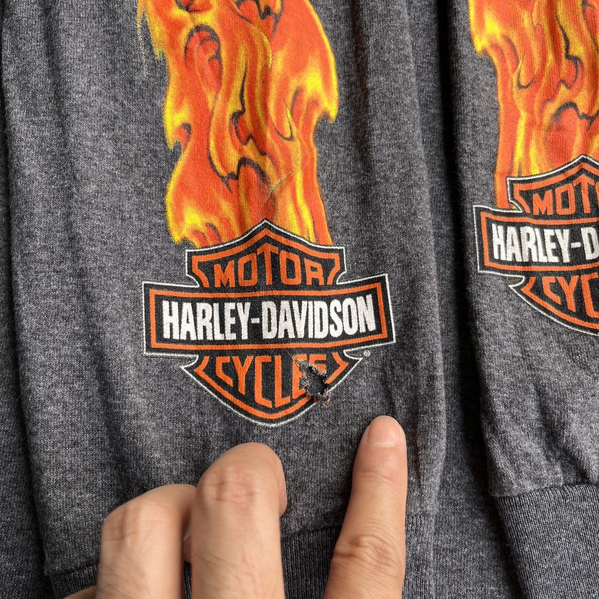 Harley Davidson Harley Davidson Flame Long Sleeve 2009 Size US XXL / EU 58 / 5 - 11 Thumbnail