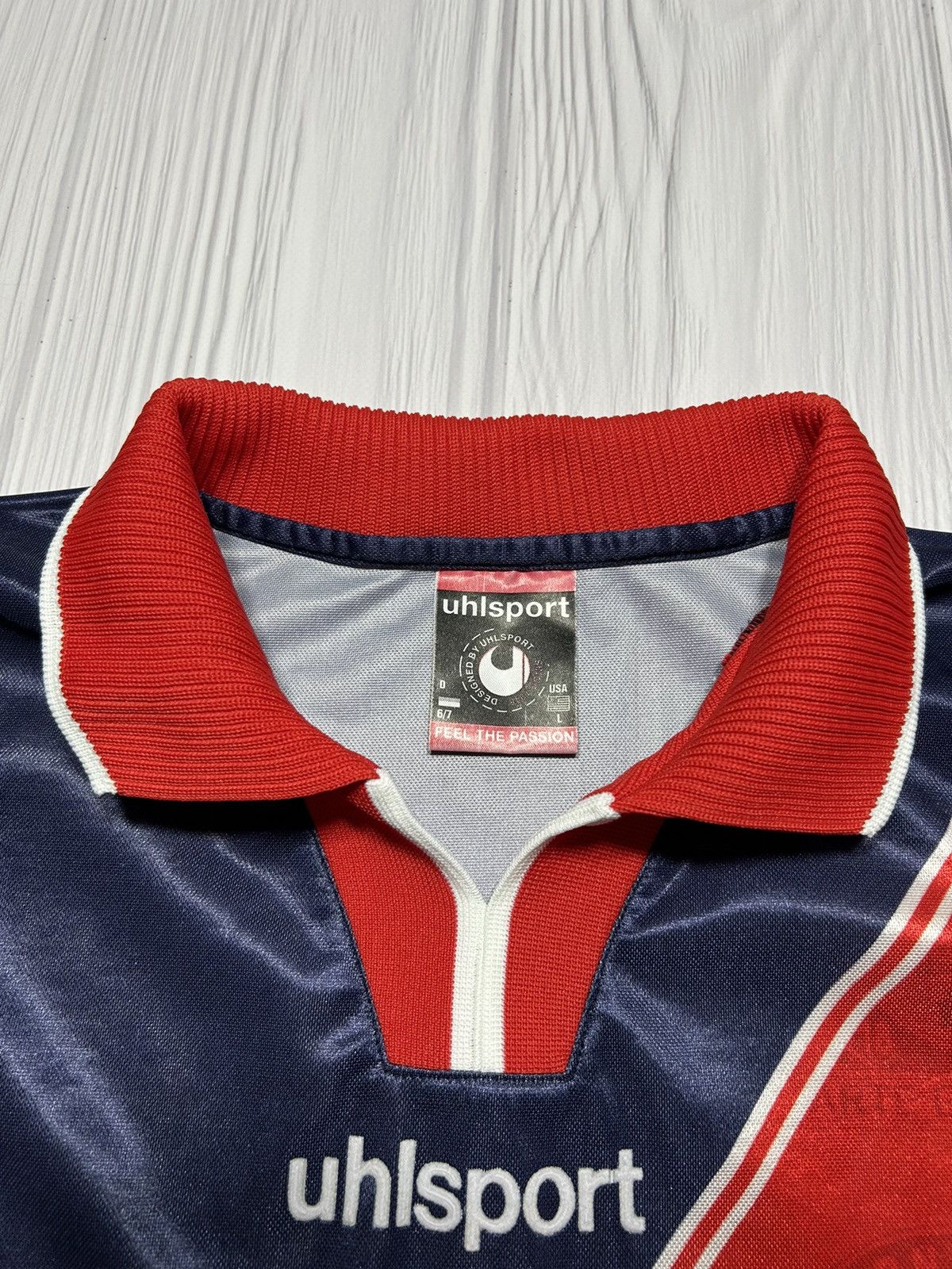 Vintage Vntg 1999-2000 Blackburn Rovers Uhlsport Jersey Longsleeve Size US L / EU 52-54 / 3 - 9 Thumbnail