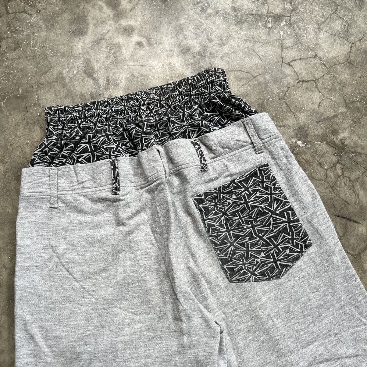 Seditionaries 2000s Ba-Tsu Vkei Style Double Waist Skull Relax Short Pants Size US 28 / EU 44 - 4 Thumbnail
