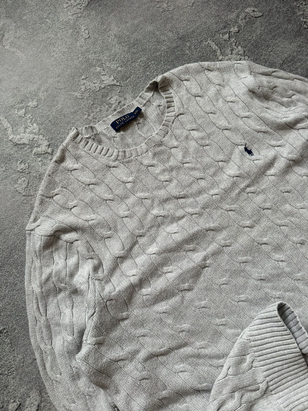 Polo Ralph Lauren Polo Ralph Lauren XL cable knit sweater jumper pullover Size US XXL / EU 58 / 5 - 2 Thumbnail