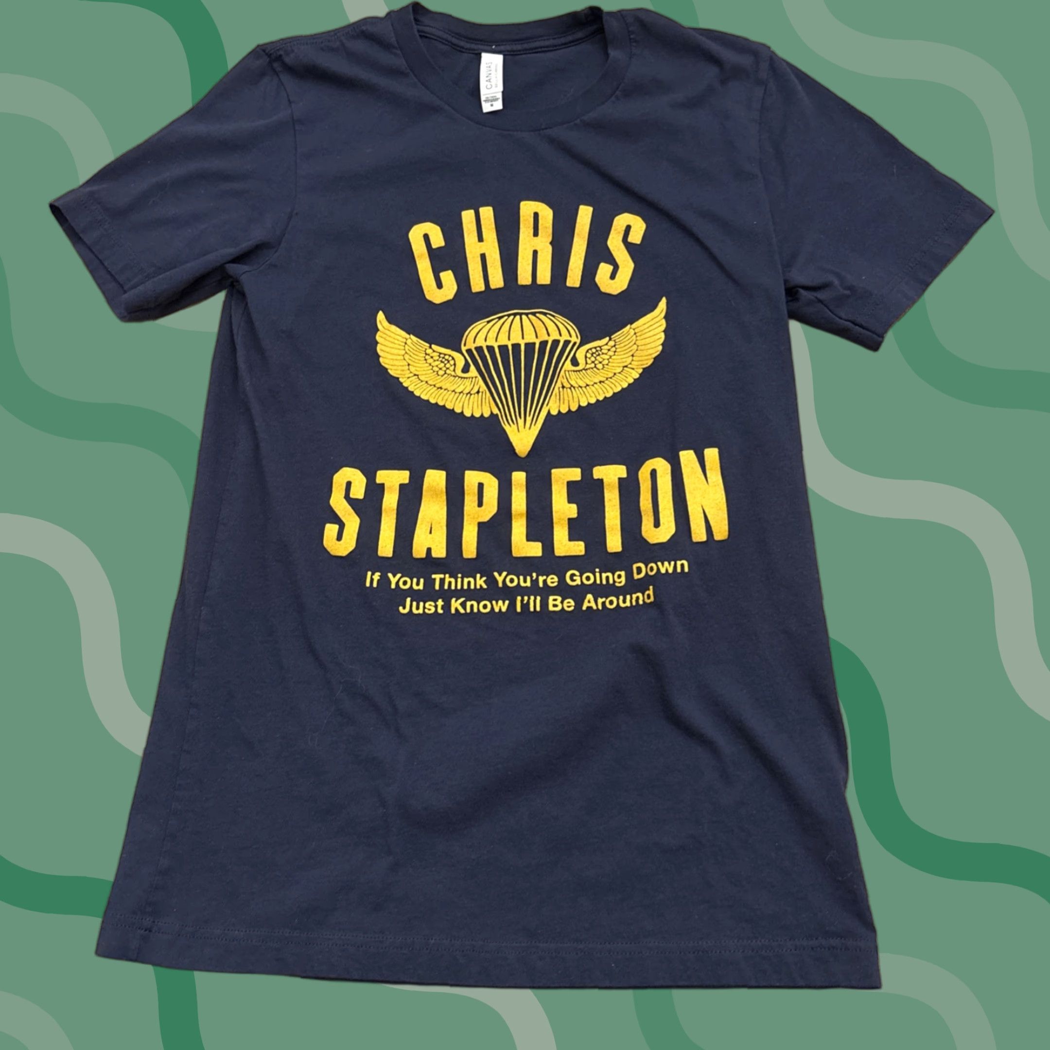Vintage Chris Stapleton Metal T-Shirt Blue Regular Medium Mens Size US M / EU 48-50 / 2 - 1 Thumbnail