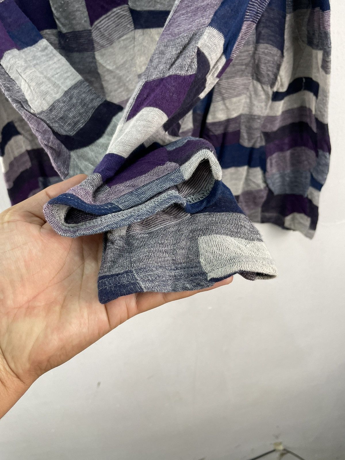Issey Miyake Plantation Issey Miyake Women Top Long Sleeve Patchwork Size M / US 6-8 / IT 42-44 - 6 Thumbnail