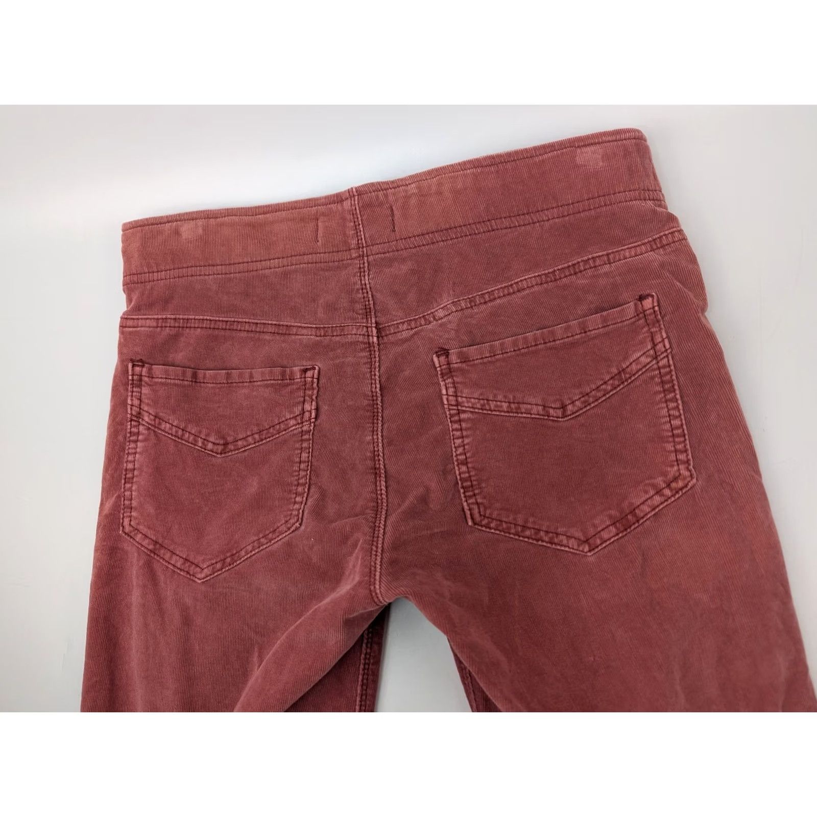 Free People VINTAGE Free People We The Free Rose Pink Corduroy Pull-on Flare Jeans Sz 28 Boho Hippie Size 28" / US 6 / IT 42 - 5 Thumbnail