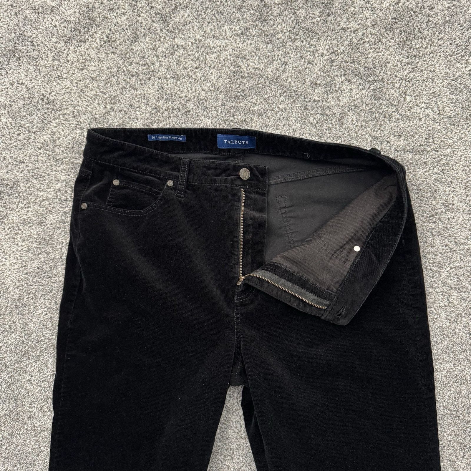Other Talbots Pants Womens 14 High Rise Corduroy Chic Y2K Inspired Size 36" / US 14 / IT 50 - 6 Thumbnail