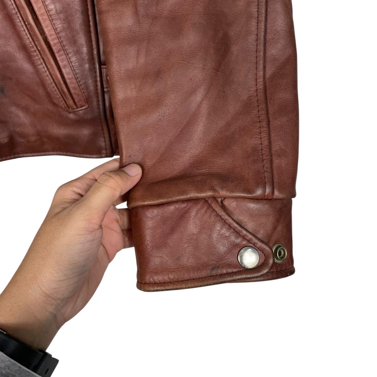 The Real McCoy's B-McCoy’s Steerhide Rider Jacket Size 36 Size US S / EU 44-46 / 1 - 12 Thumbnail