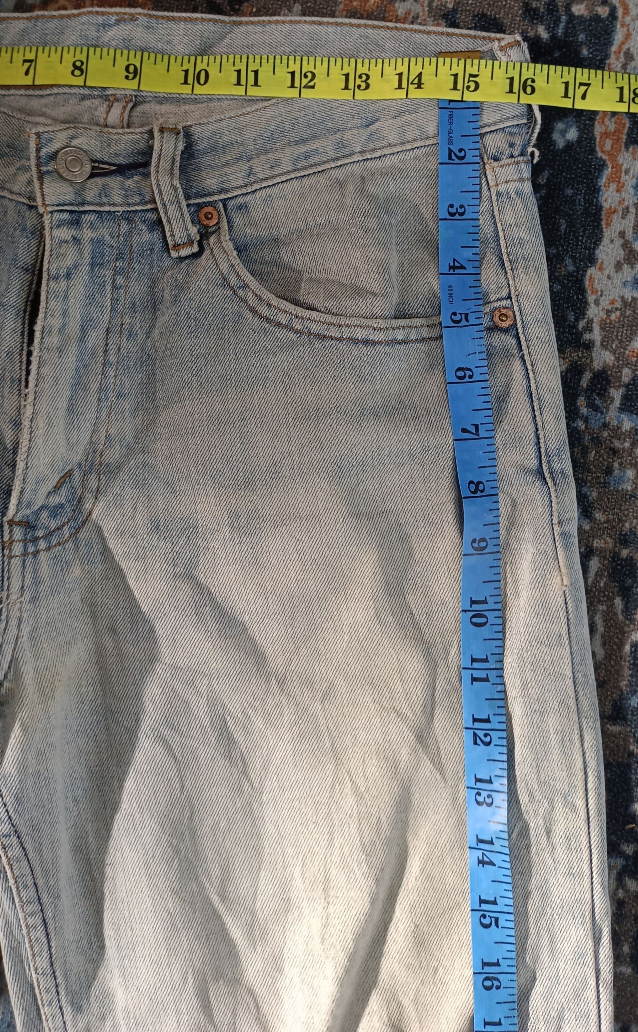 Le Grande Bleu (L.G.B.) × Levi's × Levi's Vintage Clothing Vintage💥 Levi's 533 button C72 single (R) Distressed Size US 32 / EU 48 - 20 Thumbnail