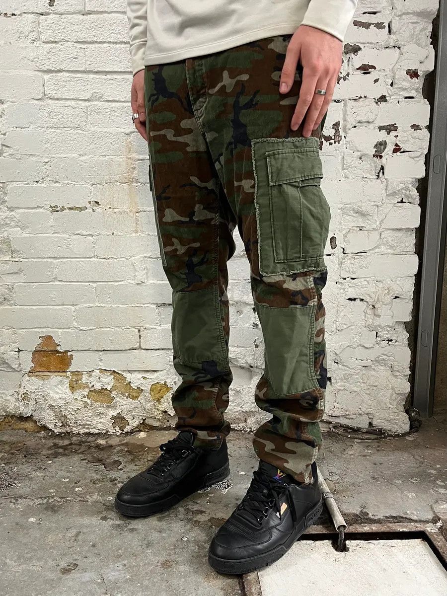Polo Ralph Lauren Ralph Lauren Denim & Supply Corduroy Camo Cargo Pants Size US 33 - 3 Thumbnail